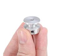 Puleggia for cinghia, puleggia interna for trasmissione di potenza a gola singola in lega di alluminio da 2 pezzi con foro fisso(10 mm)