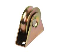 Puleggia For Rotaia A Due Fori A Forma Di U, Ruota Inferiore For Porta Scorrevole, Ruota Scanalata For Impieghi Gravosi, Ruota Di Guida(4 inch)