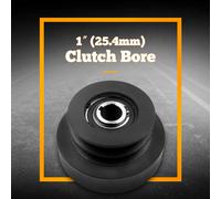 Puleggia Frizione 1" (25.4mm) for 8HP-16HP engine Belt section 2000-3600 RPM