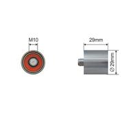 NTY RNK-AU-081 Rullo tenditore cinghia Poly-V