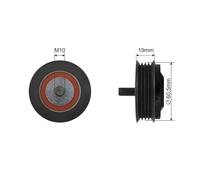 Rullo tenditore cinghia trapezoidale RNK-AU-006 NTY per AUDI VW SKODA
