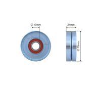 NTY Rullo tenditore, Cinghia Poly-V compatibile con AUDI VAG RNK-AU-074
