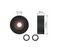 Rullo tenditore cinghia trapezoidale RNK-BM-004 NTY per BMW 3 Touring 3 Coupé 3