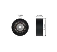 NTY RNK-BM-061 Rullo tenditore cinghia Poly-V