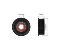 Puleggia Idler V-Belt Per Ford Cougar Focus I Maverick 08.96-