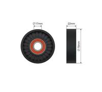 NTY RNK-KA-012 Rullo tenditore cinghia Poly-V