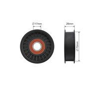 NTY RNK-ME-051 Rullo tenditore cinghia Poly-V