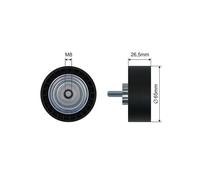 NTY RNK-ME-062 Rullo tenditore cinghia Poly-V