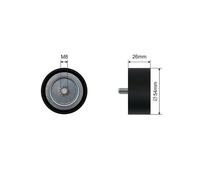 NTY RNK-ME-063 Rullo tenditore cinghia Poly-V