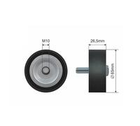 NTY RNK-PL-029 Galoppino/Guidacinghia, Cinghia Poly-V per CHEVROLET,LAND ROVER,O