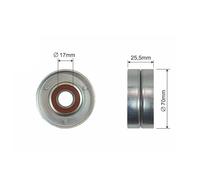 NTY RNK-PL-016 Rullo tenditore, Cinghia Poly-V per HONDA,OPEL,VAUXHALL
