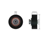 NTY RNK-RE-036 Rullo tenditore cinghia Poly-V