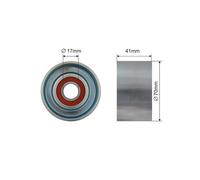 NTY Rullo tenditore cinghia RNK-TY-037 Poly-V Metallo