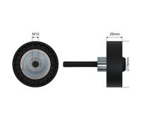 NTY RNK-VW-002 Galoppino/Guidacinghia, Cinghia trapezoidale per AUDI,SEAT,SKODA,