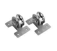 Puleggia In Acciaio Inossidabile 304 Con Ruota Portante, Puleggia A Forma Di U A Quattro Fori, Puleggia For Tenda Da Sole, Confezione Da 2(63mm)