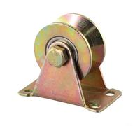 Puleggia in acciaio zincato, resistente, con doppi cuscinetti per una rotazione regolare, opzioni di diametro multiplo, carico elevato fino a 200 kg, per corde da 1 a 8 mm, per sollevare porte