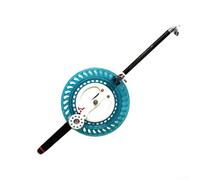 Puleggia in cristallo per aquilone con materiale ABS per prestazioni affidabili in applicazioni per il volo di aquiloni e la pesca fornendo un controllo della lenza migliorato (blu, 22 cm)