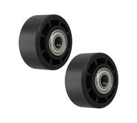 Puleggia in nylon da 90 mm con foro da 10 mm per cavo da palestra | Bordo in nylon ad alta resistenza, scorrevole liscio, adatto per corde da 7 mm, ideale per macchine crossover via cavo