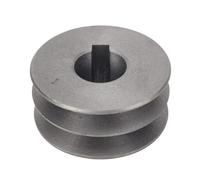 Puleggia industriale a cinghia trapezoidale, 1 puleggia anti-oscillazione a doppia scanalatura, diametro 50-91 mm, puleggia motore for accessori for utensili elettrici (72 x 31 x 24 mm)(50X31X19mm)