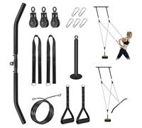 Puleggia Palestra, Lat Machine Carrucola Pulley Attrezzi Palestra Casa Multifunzione Cavi Palestra Home Gym Accessori per Macchine Fitness