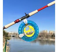 Puleggia per aquiloni in materiale ABS, per aquiloni in cristallo, progettata per un movimento fluido e un migliore volo dell'aquilone all'aperto (22 cm blu)