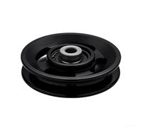 Puleggia per cavi in alluminio, 85-114 mm, doppio cuscinetto (75 mm rosso