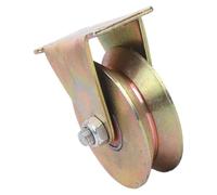 Puleggia per cavi V-Sd da 10,2 cm con cuscinetti a sfera, blocco in acciaio pesante per montaggio a soffitto Ga e soluzioni di sollevamento per funi industriali