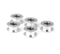 Puleggia per cinghia dentata attrezzature di movimentazione ruote 5pcs 6 diverse dimensioni Puleggia per cinghia larga 2GT 6mm / 10mm 16T / 20T 3mm / 5mm Alesaggio Stampante 3D Accessary(W6mm 20T