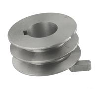 Puleggia per cinghia trapezoidale a doppia scanalatura in ghisa, tipo A, per utensili elettrici, trasmissione a cinghia, diverse dimensioni, ricambio resistente, vestibilità sicura per cinghie