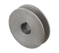 Puleggia per cinghia trapezoidale a scanalatura singola, ruota motrice in ghisa per pompa compressore d'aria, accessorio per utensili elettrici grigio (8 misure) (19 x 70)