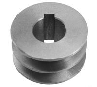 Puleggia per cinghia trapezoidale, tipo A, a doppia scanalatura, per utensili elettrici, in ghisa, compatibile con cinghie trapezoidali di tipo A, diametro 50-100 mm, 14 (56 x 30 x 24 mm)