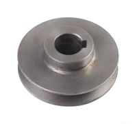 Puleggia per cinghia trapezoidale tipo A ruota in ghisa a scanalatura singola per motore, compressore d'aria, pompa, albero di trasmissione, pezzo di ricambio industriale grigio, 60 mm (25 x 90)