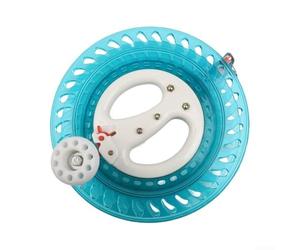 Puleggia per controllo delle corde dell'aquilone, per volo e pesca, uso in materiale ABS, garantisce un funzionamento affidabile nel tempo (blu, 22 cm)