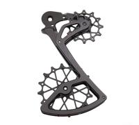 Puleggia per deragliatore posteriore per bici per deragliatori SRAM 11/12 velocità MTB con pulegge 12T+16T, compatibile con Garbaruk 1112 velocità, in lega di alluminio resistente alla ruggine (nero)
