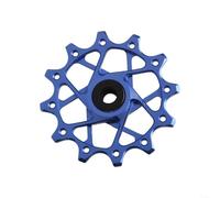 Puleggia per deragliatore posteriore per bicicletta, 12 denti, con cuscinetto a sfera in ceramica, compatibile con Sram 11/12 velocità (blu)