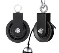 Puleggia Per Fitness,2 Pezzi Accessorio Per Fitness Universale E Resistente - Cavi Per Home Gym,Per Allenamento Barre Trasversali Macchina Cavi Garage Stendibiancheria Gru