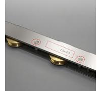 Puleggia per porta scorrevole in acciaio inossidabile con altezza regolabile e cuscinetti in rame liscio, progettata per un movimento efficiente ed equilibrato della porta (15 × 24 mm)