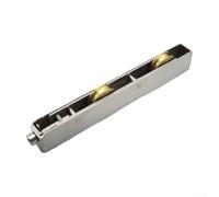 Puleggia per porta scorrevole in acciaio inossidabile con altezza regolabile e cuscinetti in rame per porte scorrevoli forti e silenziose (15 x 24 mm)