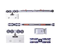 Puleggia per porta scorrevole in vetro silenziosa antiruggine Porte in acciaio inox Ruota di sollevamento Clip per bagno Puleggia scorrevole Appeso Porta in vetro Ruota appesa