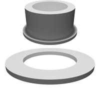 Puleggia Ricambio per Affilatore WorkSharp WSKTS Supporto Cuscinetto 3D