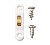 Puleggia scorrevole con ruota in acciaio inossidabile e rame, compatibile con ferramenta per mobili, porte scorrevoli, porte in vetro e alluminio (7 mm singolo piatto)