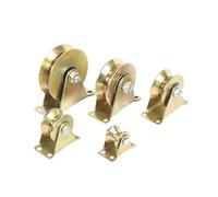 Puleggia silenziosa in acciaio inossidabile, puleggia per porta scorrevole UVH, tipo U, 30 mm, durevole e resistente alla corrosione, ideale per un funzionamento regolare, multiplo