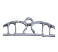 Puleggia Sistema Stendibiancheria Cremagliera Binario 4 Listello Ghisa Soffitto