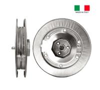 Puleggia tapparelle zincata Ø 220 mm per rullo ottagonale