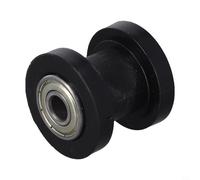 Puleggia tendicatena a rullo scorrevole con diametro interno di 8 mm e 10 mm, per ATV, moto da cross, off road, regolazione e manutenzione della catena (8 mm, nero)