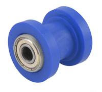 Puleggia tendicatena a rullo scorrevole con diametro interno di 8 mm e 10 mm, per ATV, moto da cross, off road, regolazione e manutenzione della catena (10 mm blu)