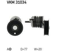 Puleggia tendicinghia, cinghia a V SKF VKM 31034