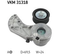 SKF VKM 31318 Tendicinghia, Cinghia Poly-V per AUDI,PORSCHE,VW
