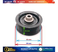 Puleggia Tenditore Cinghia Accessoria V Ribbed PE535 Per Ford Tourneo Transit