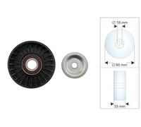 PULEGGIA TRASPARENTE CINGHIA TRASPARENTE COMPATIBILE CON CHRYSLER DODGE COMPATIBILE CON JEEP CHEROKEE 98-01 2.5 TD RNK-CH-054
